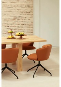 Narancssárga kárpitozott étkezőfotel szett 2 db-os Add – Teulat