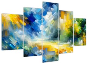Kép - Absztrakt napos nap (150x105 cm)