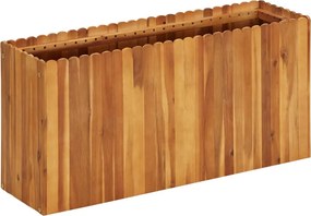 vidaXL tömör akácfa kerti magaságyás 100 x 30 x 50 cm