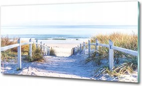 Fotó üvegkép Tengerparti dűnék 100x50