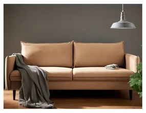 Barna bársony kanapé 203 cm Juli – Ropez