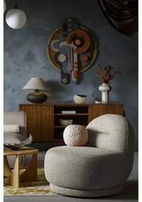 Szürkésbarna fotel Ovo – Miuform