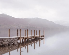 Poszter 76x60,5cm Fa móló a tóparton, Assaf Frank