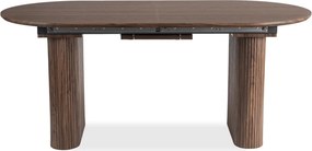 Kihúzható étkezőasztal 90–220 cm méretben, dió színben OVAL