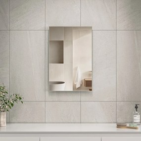 Erga Rectangle, téglalap alakú tükör 40x60 cm, ERG-V01-RECTAGLE-4060-CL