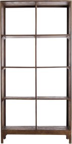 Natúr színű mangófa könyvespolc 95x190 cm Sondrio – Light &amp; Living