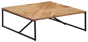 Tömör akácfa dohányzóasztal 110 x 110 x 36 cm