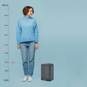 Kela DAVINO hulladékgyűjtő 12 l,sötétszürke