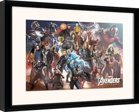 Keretezett Poszter Avengers: Endgame - Line Up