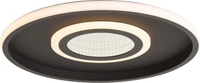 Modern mennyezeti lámpa fekete LED-del, 3-állású kapcsolóval - Frini