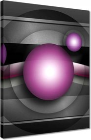 Vászonkép 30x40 Lila gömbök Absztrakt