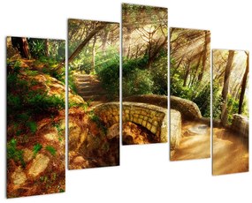 Kép - erdei, ösvények (125x90cm)