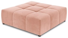 Rózsaszín bársony kanapé modul Rome Velvet - Cosmopolitan Design