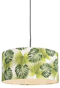 Botanikai lógólámpa fekete levél árnyékolóval 50 cm - Combi 1