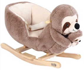 Hintázó nyugágy biztonsági övvel, barna Spielwerk