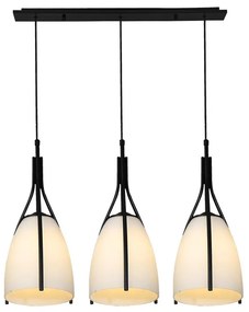 Luxera 61302 - csillár zsinóron ZORZO 3xE27/60W/230V