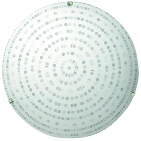 FehĂ©r mennyezeti lĂĄmpa ĂŒveg bĂșrĂĄval Ăž 30 cm Circle â Candellux Lighting