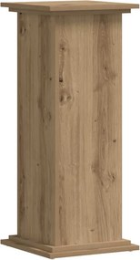 vidaXL kézműves tölgy színű szerelt fa növényállvány 33 x 33 x 80 cm