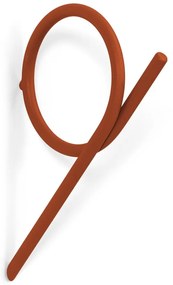 Terrakotta színű fali acél akasztó Tuba M – Spinder Design