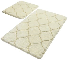 SZETT 2x INFINITY fürdőszobai szőnyeg 60x100 cm bézs