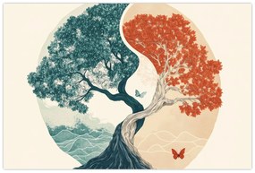 Kép – Energiafa (90x60 cm)