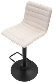 Fehér-fekete állítható magasságú bárszék (ülésmagasság 61 cm) Malia – Mauro Ferretti