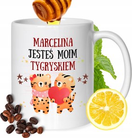 Bögre Marcelina Barátnőknek Ajándék Nyomtatott Fehér 330ml