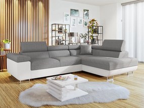 Széthúzható sarokkanapé Talvio (J) (öko-bőr soft 017 + lux 05). 1051113