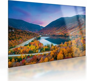 Kép - White Mountain, New Hampshire, USA (üvegen) (70x50 cm)