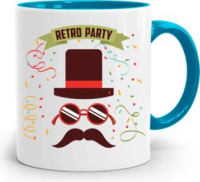 Bulizóknak Kék Bögre nyomott mintával, fényképpel