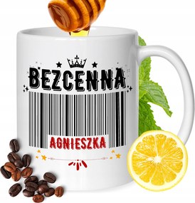 Bögre Ágnes Barátnőnek Ajándék Nyomtatott Fehér 330ml