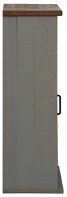 HALDEN szürke fenyőfa akasztószekrény tolóajtóval 49x22,5x70 cm