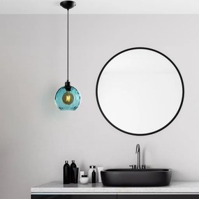 Benek 20-14302 kék fém függőlámpa, Ø20 cm