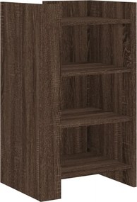 vidaXL barna tölgy színű szerelt fa tálalószekrény 45 x 35 x 75 cm