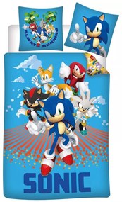 Sonic a sündisznó Always Running ágyneműhuzat 140×200cm, 70×90 cm