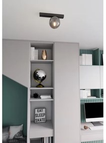 Mennyezeti lámpa FIT 1xE14/10W/230V fekete/szürke