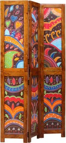 vidaXL Szobaelválasztó Méz barna 105 x 1,5 x 180 cm Tömör Akácfa
