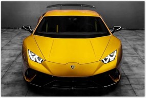 Poszterek 120x80 Sárga sportautó