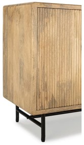 Natúr színű mangófa komód 190x85x40 cm Mundra – MOME