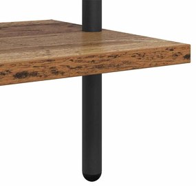 Könyvespolc Régi fa 60 x 24 x 203 cm Faanyag
