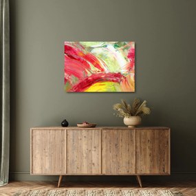 Absztrakció kép - festmény (üvegen) (70x50 cm)