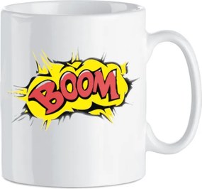 Bögre vagány színes nyomattal Boom 330 ml