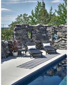 Antracitszürke kültéri-beltéri szőnyeg 70x100 cm Ada Granit – Pappelina