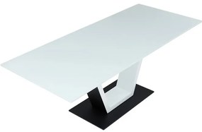 Bővíthető Étkezőasztal 160–210×90 cm, MDF, Fehér. HT-D1931 WT