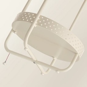 E1015 CRM kisasztal, krém színű