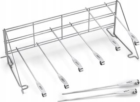 Acél grillrács többszintes grillezéshez