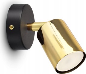 Fali lĂĄmpa Spot 571-K1 GU10 Led Black & Gold Edition