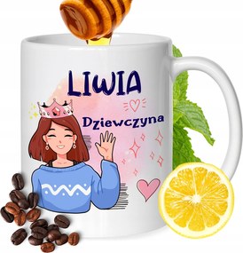 Bögre Lívia Barátnők Feleségek Ajándék Nyomtatott Fehér 330ml