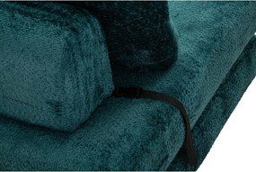 Kékeszöld kinyitható buklé fotel Faster – Mauro Ferretti