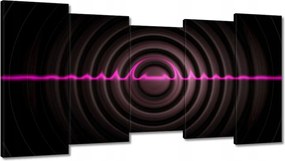 Festmények 150x80 Zenés hullám